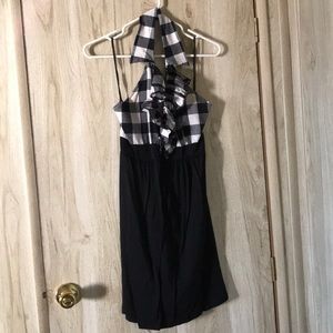 Black Halter top Dress